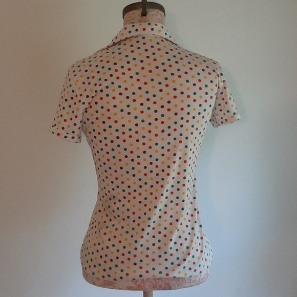 VTG Jane Holly V-Neck. 100% POLYESTER - Picture 2 of 4